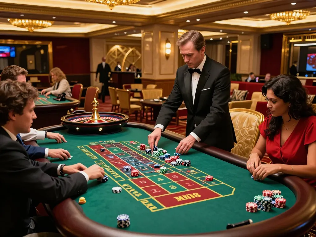 Experience the thrilling roulette excitement at MM88, where players place dynamic bets and enjoy luxurious gameplay.