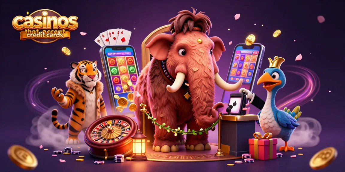 Experience thrilling gaming at casinos that accept credit cards with VIP characters and exciting slot games.