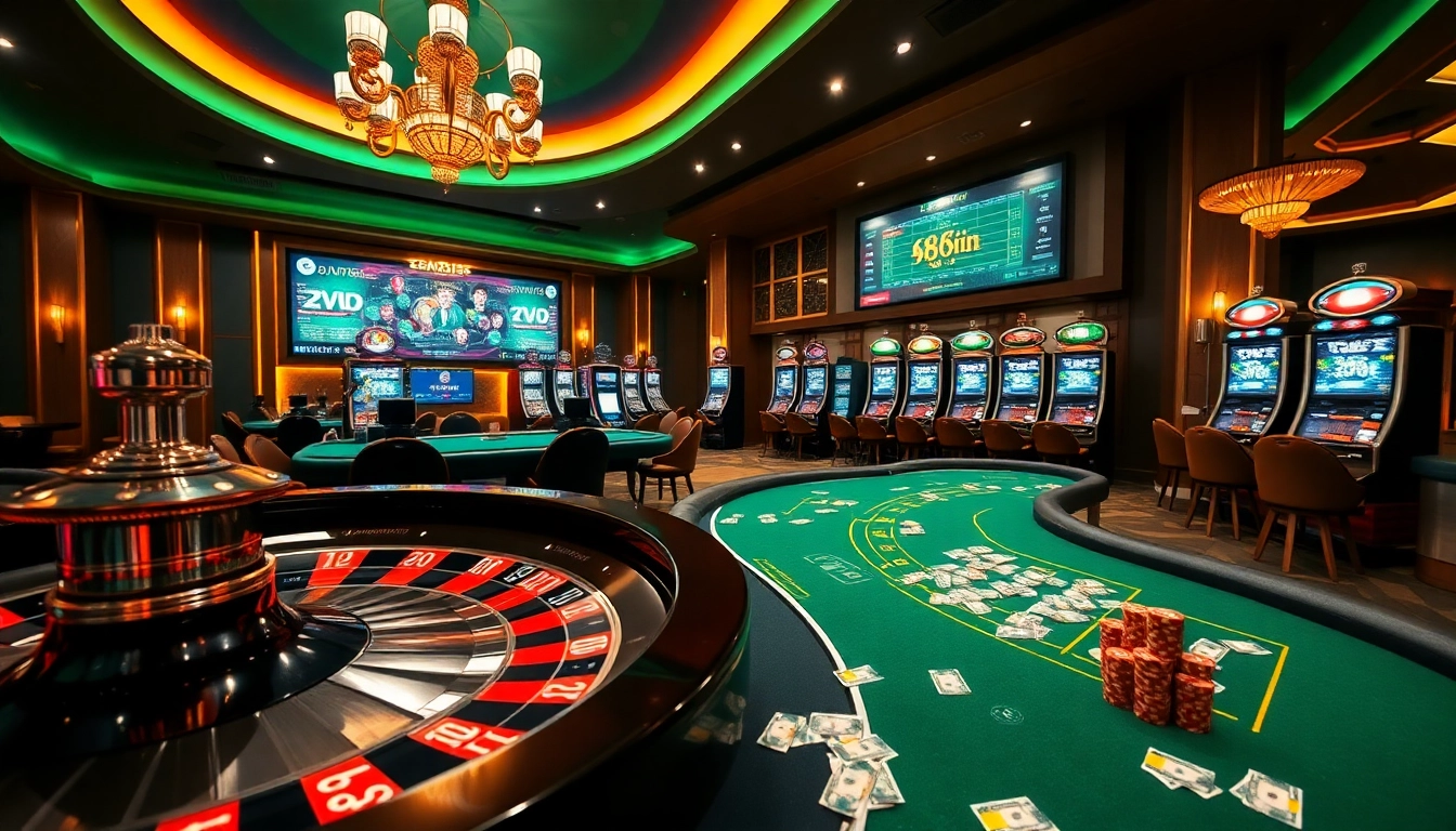 Play poker at nhà cái 98win in a luxurious and exciting casino atmosphere.