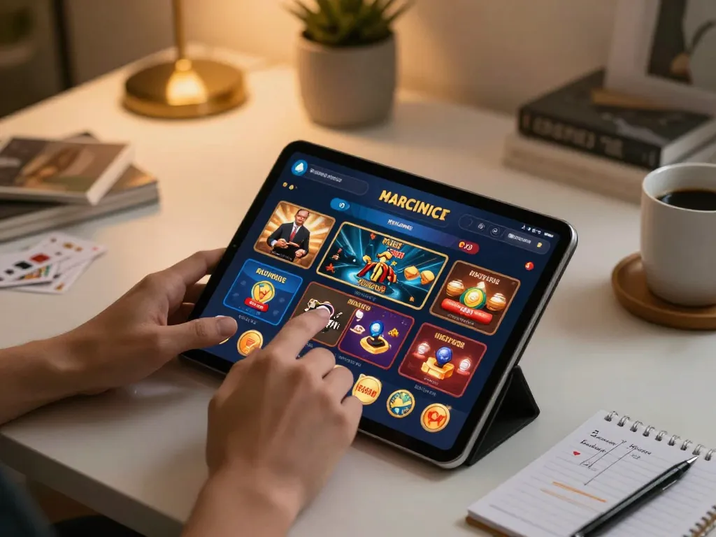 Engaging gameplay on nhà cái xin88 mobile app, showcasing diverse casino games and betting options at home