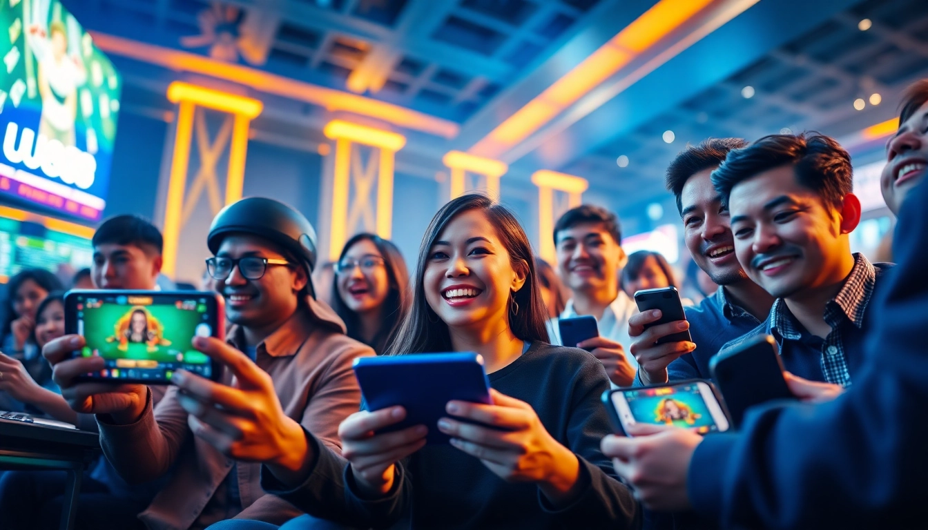 UU88 online betting experience featuring diverse players engaging with sports betting and casino games.