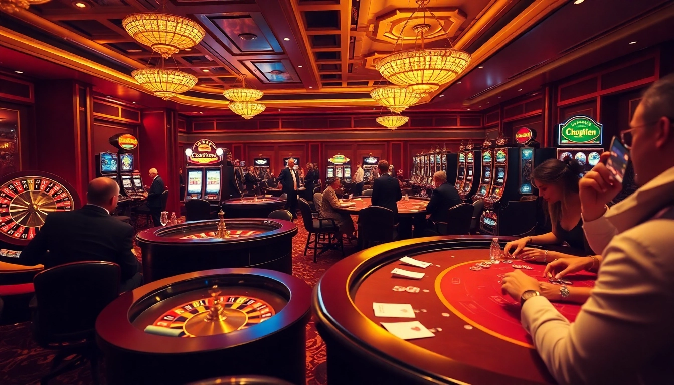 Experience the thrill of gambling at luxurious casino tables with "chotruyen" integrated in the online interface.