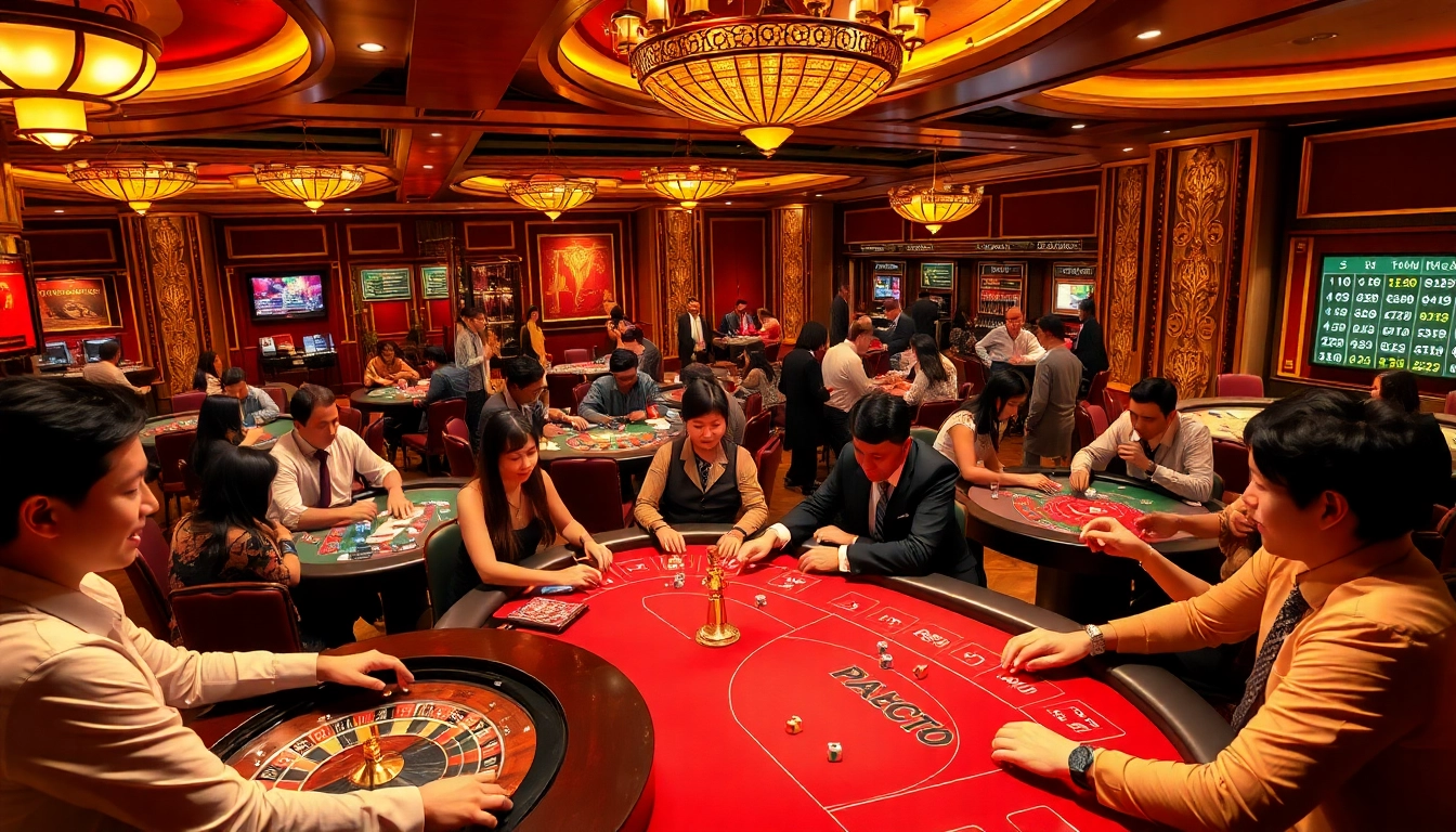 Immerse in the excitement of gambling with a vibrant casino scene showcasing truyện tranh đam mỹ themes in visuals.