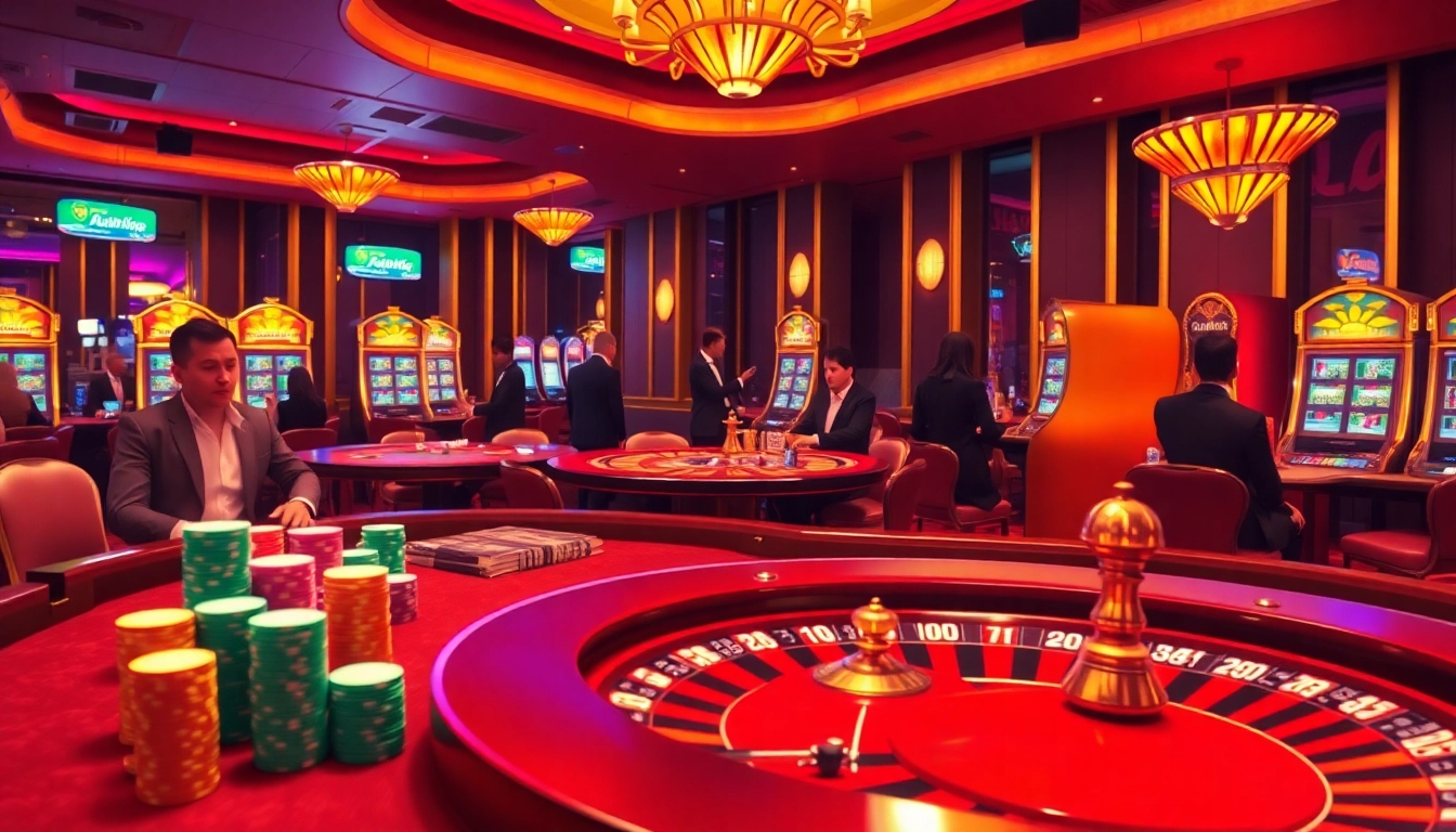 Players enjoying luxury gaming experiences at a casino, referencing hidden wiki tor.