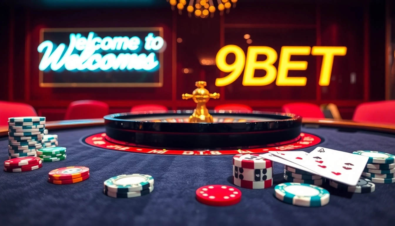 Experience the vibrant atmosphere of https://9bet.today/ with luxury casino elements and gaming action.