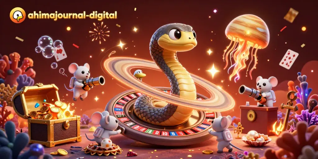 Betting on Saturn's roulette rings at ahimajournal-digital while astronaut mice chase cosmic jackpots.