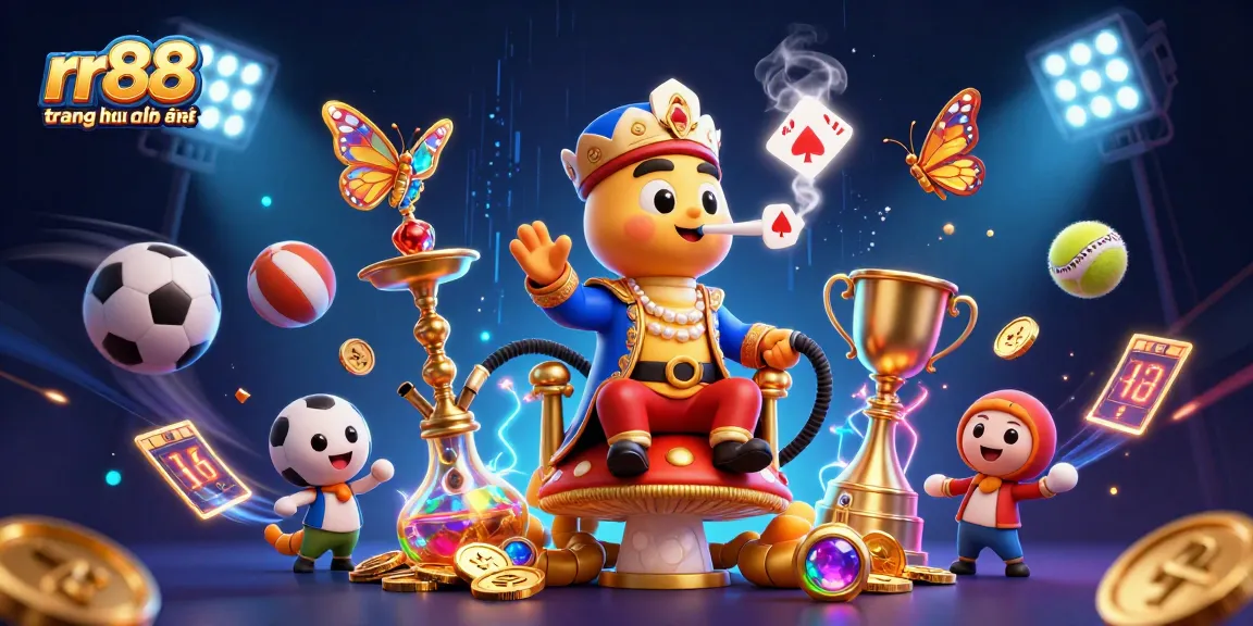 Experience thrilling gameplay at rr88 trang chủ chính thức with stunning 3D visuals of gamblers winning big.