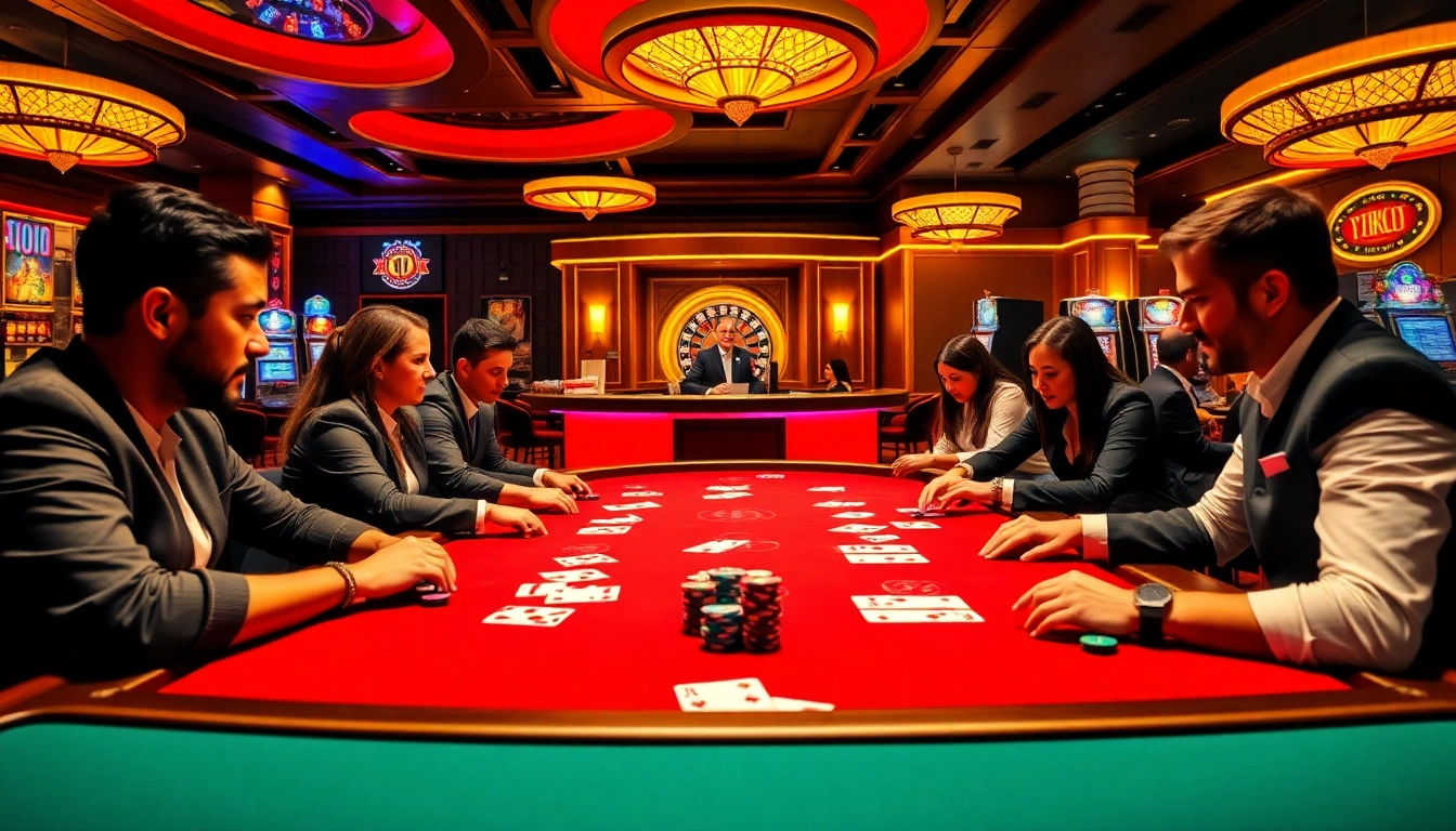 Exciting poker game at 789f casino, featuring vibrant cards and colorful chips.