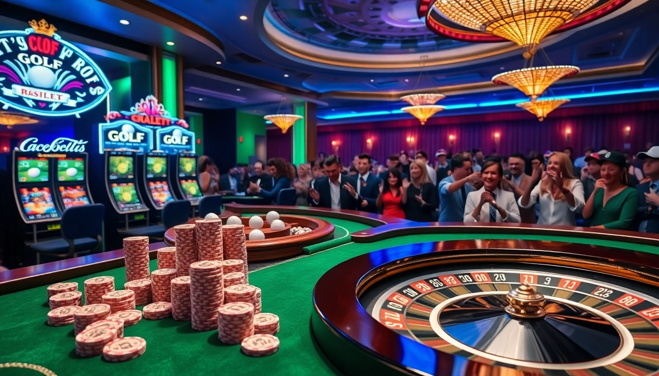 Experience the excitement of https://mb66.golf/ with golf-themed slot machines and vibrant casino scenes.