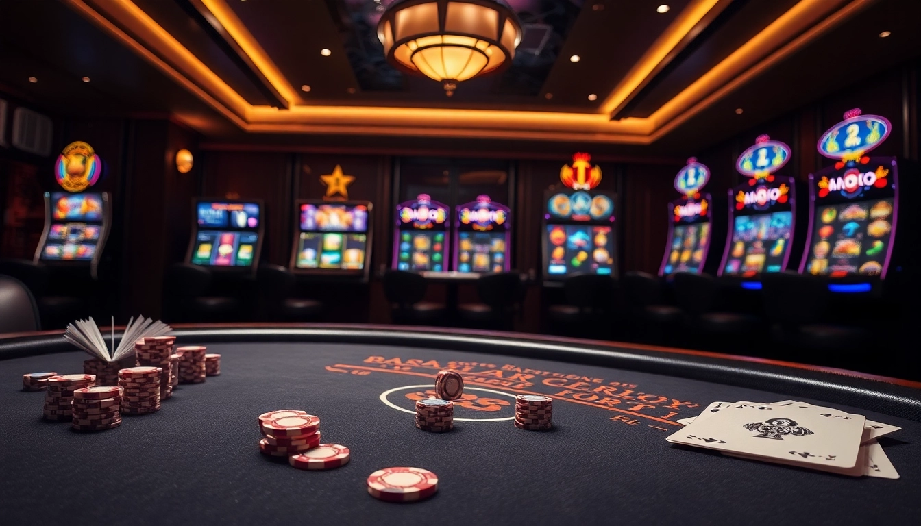 Experience high-stakes excitement at Go 88 with thrilling blackjack action and vibrant slot machines.