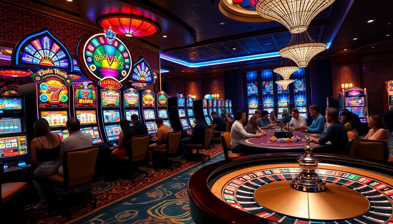 Nohu offers thrilling slots and poker experiences in a luxurious casino environment.